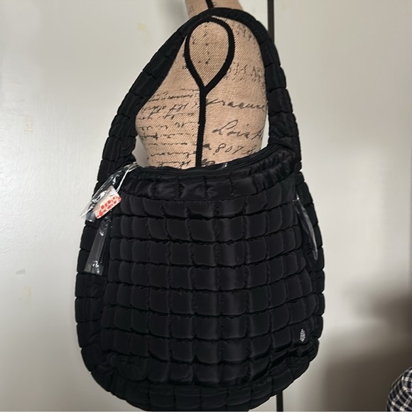 NWT Free People Movement | Quilted Carryall In Black - Picture 14 of 16